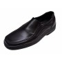 Pantofi barbati casual din piele naturala, marimi pana la 47, cu elastic, pe calapod lat, GKR10N